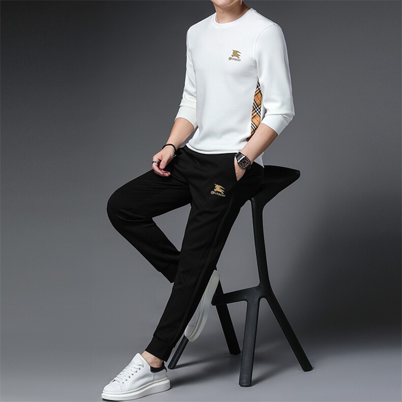 SA9821-2钱塘2020-2新建中青年男士冬季厚款帅气卫衣套装P152,男装休闲套装,钱塘207-2