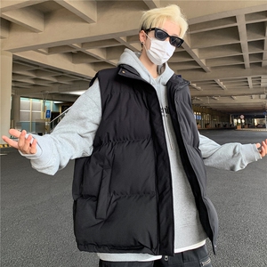 冬季叠穿无袖棉马甲保暖男士加厚棉服坎肩外套潮 MJ618-特P38现货图片