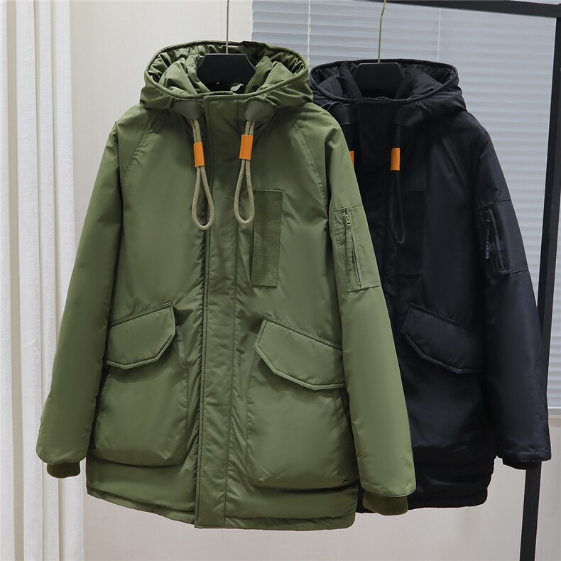 新标90白鸭绒羽绒服YRF236-P205中长款冬季保暖，男装羽绒服，星座210