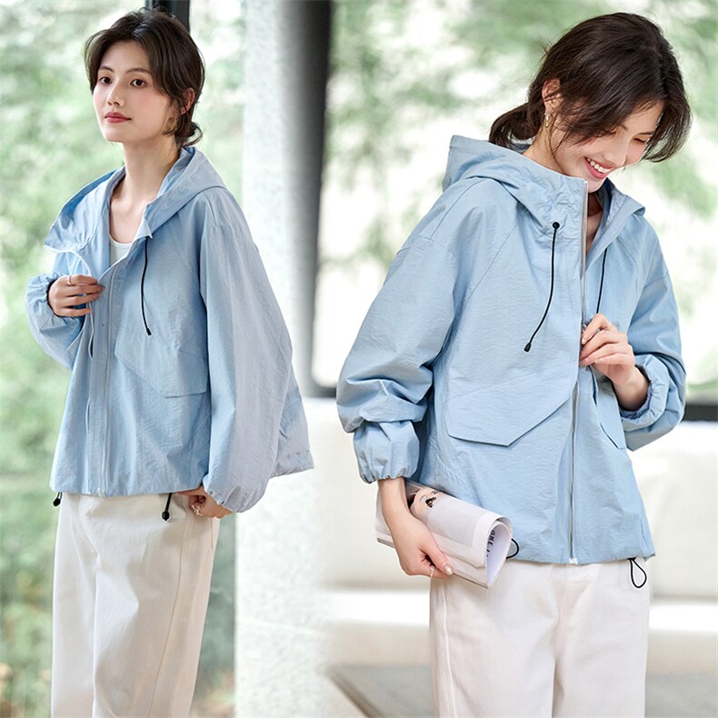 3.20新挺括立体肌理感短外套~城市轻户外休闲藏肉小个子工装夹克，女装短外套，深水步