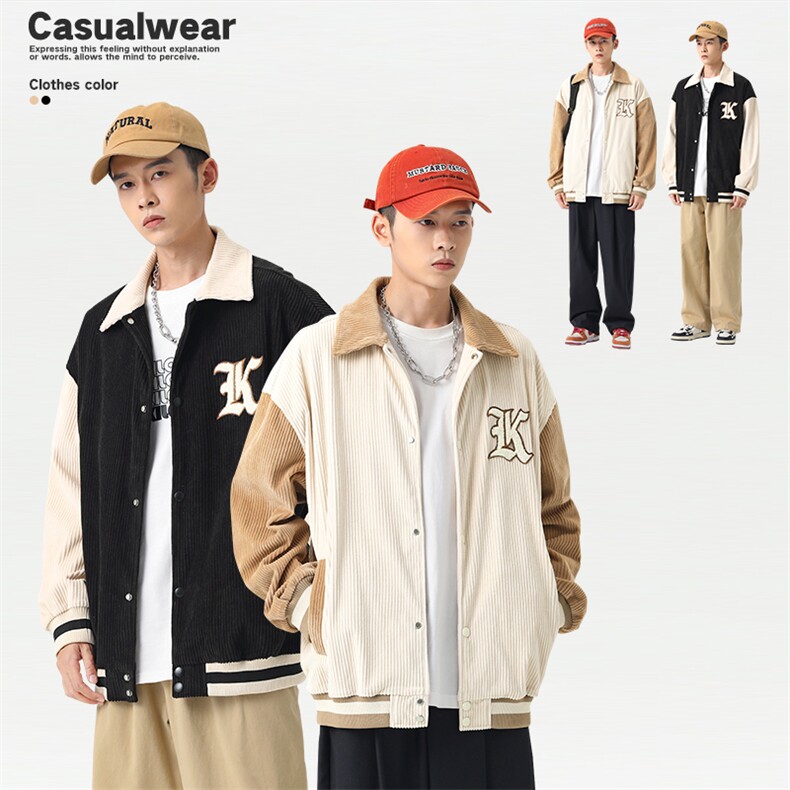 秋季新款棒球服潮牌无影墙针织外套WT2405-P85控138图片