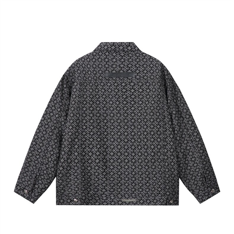 水洗牛仔外套男款春美式痞帅上衣服宽松休闲工装夹克JK1322-P75,男装工装外套,星座1103-3