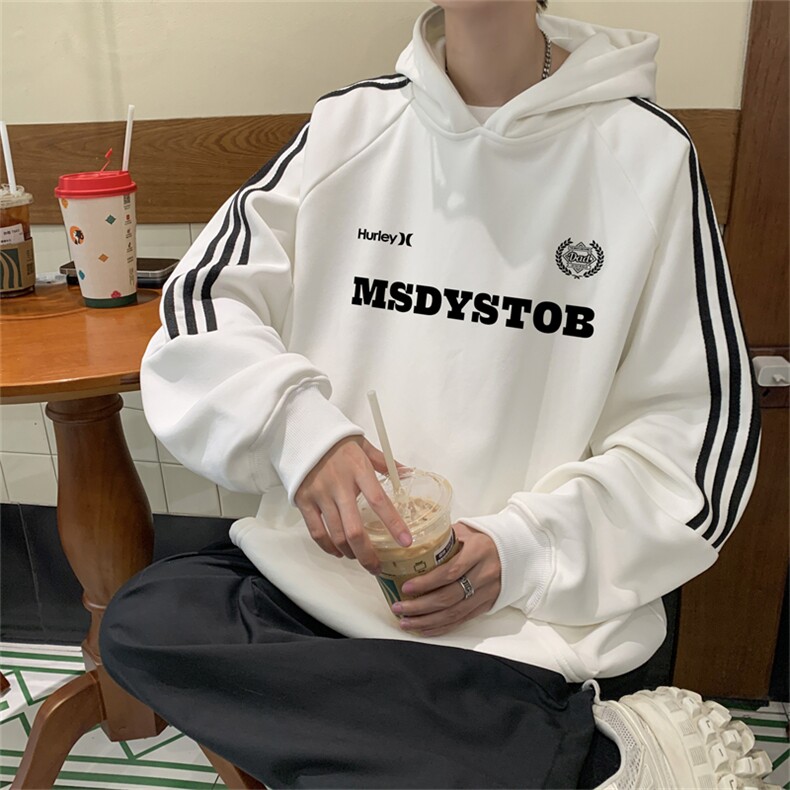 条纹连帽卫衣SWY2492-P55控8850棉,男装卫衣,电商B370