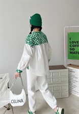 春款拼接卫衣，女装卫衣/绒衫，英雅姿秀