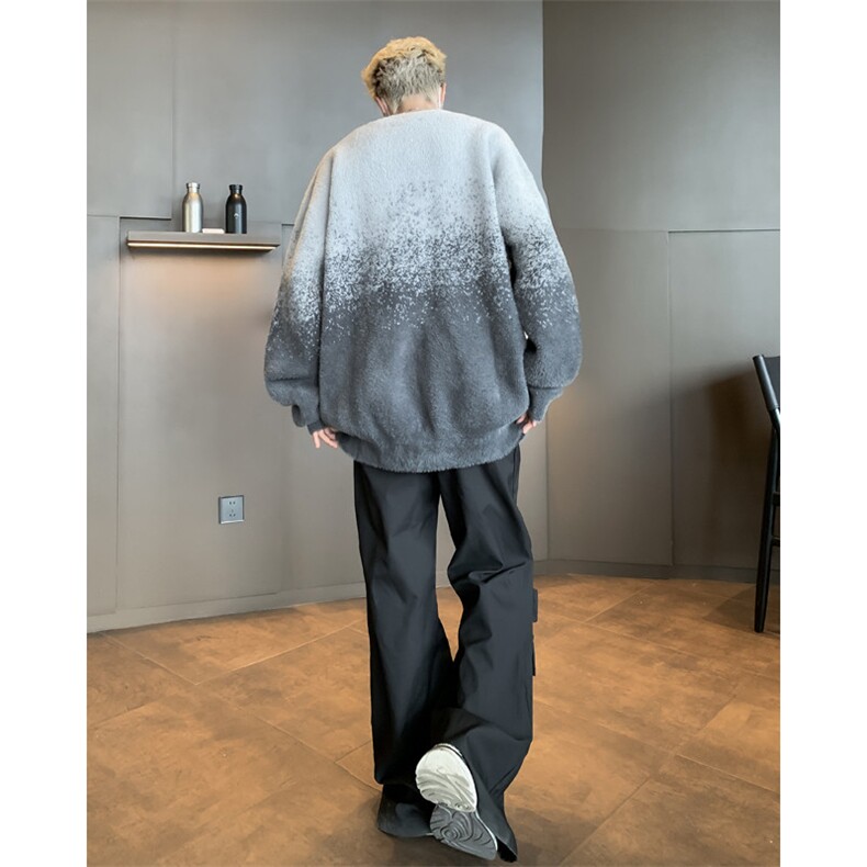 男士复古扎染百搭慵懒宽松针织衫MY301-P65,男装针织衫/毛衣,星座308B-2