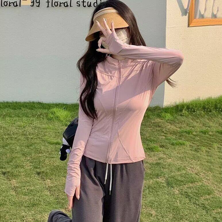 修身防晒衣女2025新款冰丝夏季防紫外线薄款透气收腰显瘦防晒女款，男装防晒衣，星座1210-1