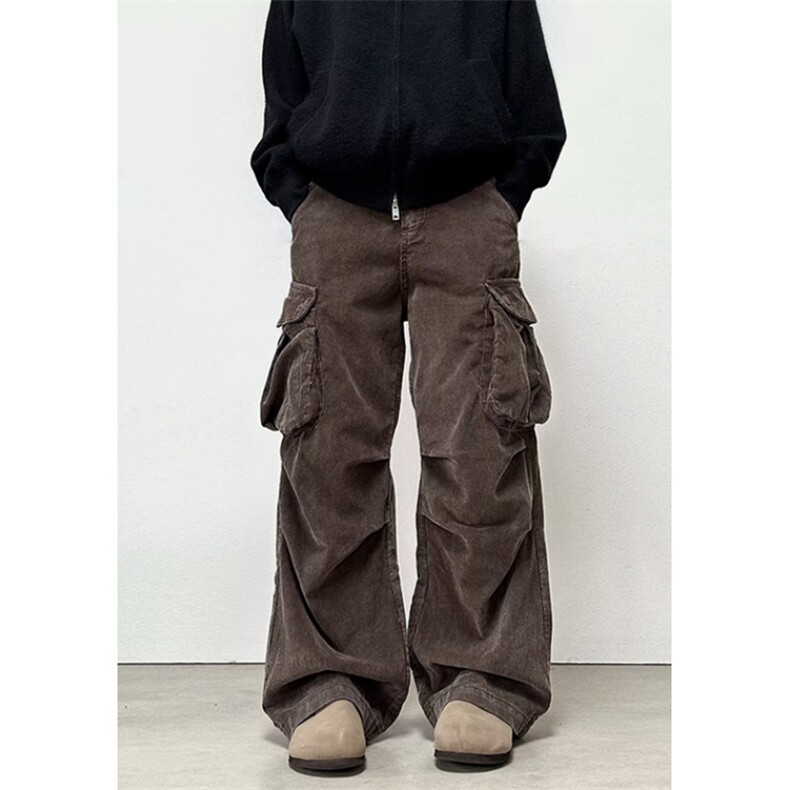 男女夏季洋气街舞运动工装裤新款宽松休闲阔腿裤KB072，男装工装外套，星座1116A（原606A-3）