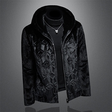 2025冬季男士新款皮毛一体加厚连帽金貂绒外套男货号89106P330,男装夹克,钱塘6036(原3026),钱塘大厦 2025冬季男士新款皮毛一体加厚连帽金貂绒外套男货号89106P330,男装夹克,钱塘6036(原3026),钱塘大厦