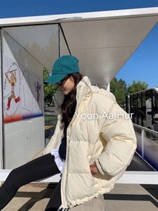 韩版面包服羽绒图片
