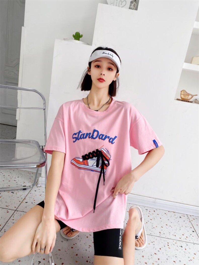 时尚潮流欧货大版T恤，女装T恤，泽妤