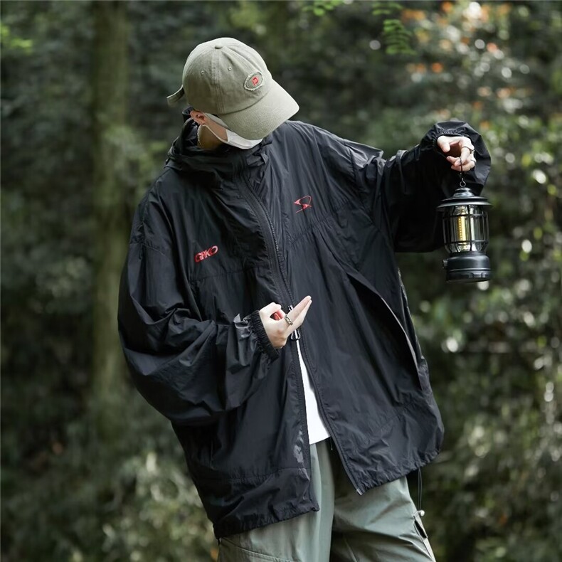 F330-P452024新款机能连帽防晒服夏季轻薄凉感户外,男装防晒衣,星座512-6