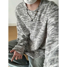 WY10156-特批40控78新款圆领简约套头宽松大码卫衣糯米衣服男，男装卫衣，电商A059