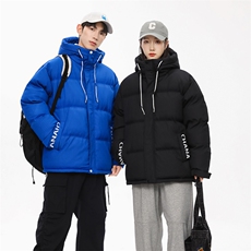 新款冬季棉衣潮牌刺绣羽绒棉服情侣加厚棉袄外套A436-7713-P100，男装棉衣，电商A436