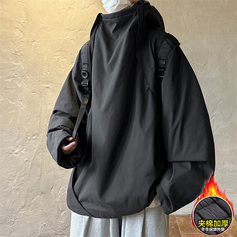 防风防水！棉衣男冬季防水冲锋衣男连帽棉服棉袄外套CP22JM-P100,男装夹克,电商B371