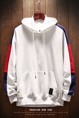 冬季新款加绒加厚日系木板复古运动休闲连帽卫衣男外套WY2320-P55，男装卫衣，电商A021A