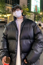 皮棉衣D3126-TP80控118多色加厚防风防水冬季保暖港风皮外套男，男装棉衣，电商A102-1