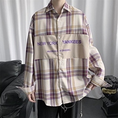 长袖衬衫春款男港风潮流T0002P35，男装衬衫，星座1116-2