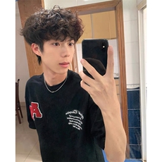 万针全刺绣工艺抖音得物高品质260克重磅纯棉双纱美式高街短袖T恤，男装T恤，电商A486