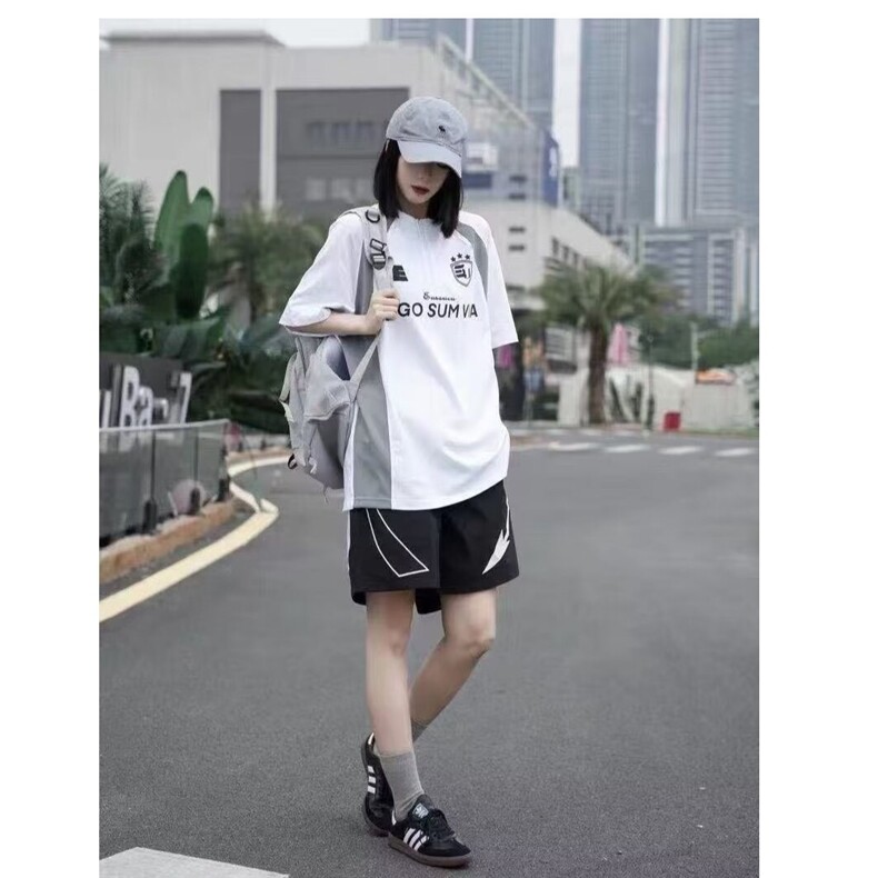 气质无品牌新款ins原宿时尚短裤美式网眼四分不过膝潮流流行百搭,男装牛仔裤,星座1210-1