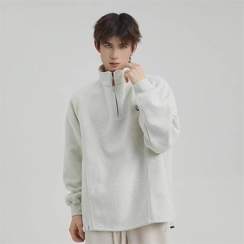 秋衫卫衣男士2025新款外套男装内搭半拉链春秋休闲上衣WYT43P47,女装短外套,星座1013-5
