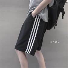 21夏季新宽松港风潮大码男学生运动条纹卫裤休闲短裤8003-P25，男装休闲裤，电商A059