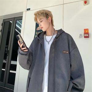 特P75控128控138 麂皮绒飞行服外套夹克男00%聚酯纤维JP2417图片
