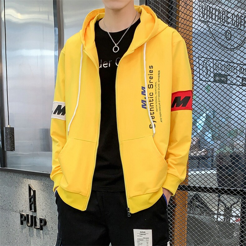 夹克潮流外套男士帅气连帽休闲春上衣DT,男装夹克,电商A102
