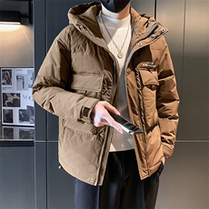 店主风连帽款白鸭绒50保暖休闲大口袋款B226-9007-P195，男装棉衣，电商A210