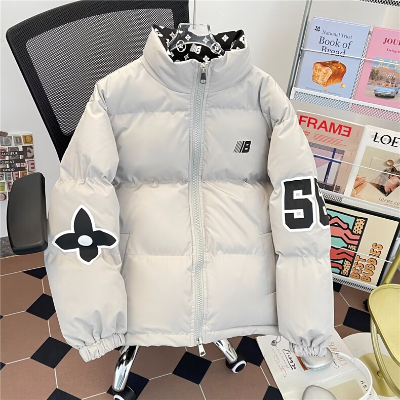 棉服男冬季新款面包服棉加厚保暖棉衣外套女ins新款LM90833-p93,男装棉衣,星座1008