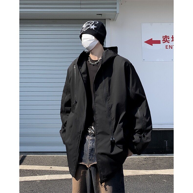 男装加厚夹克美式冲锋衣外套男宽松机能风工装棉衣外套M075-P80,男装棉衣,星座308B-2