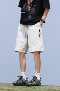 男装休闲短裤男2025宽松夏季透气户外运动速干防晒冰感五分裤图片