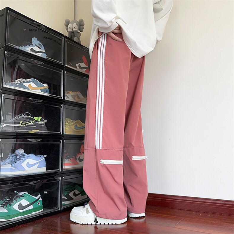 秋季新款机能户外防水潮流三条杠宽松冲锋裤B315-K145-特p35控68,男装休闲裤,电商B315
