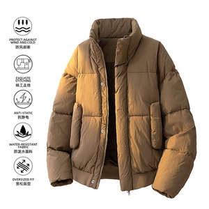 现货立领棉衣男士美式加厚外套潮牌工装棉服M0817-P83图片