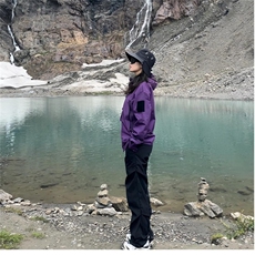 2025紫色冲锋衣男全压胶防暴雨专业户外黑胶防晒登山服女硬壳外套，男装防晒衣，星座1210-1