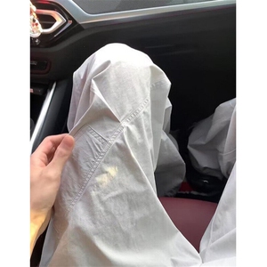 夏季薄款休闲冰丝裤男女同款立体腰围百搭宽松痞帅长裤 KZ336图片