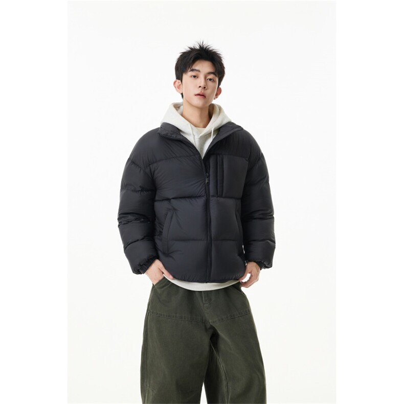 90%绒新标有报韩版宽松羽绒服外套上衣Y993/P350现货,男装羽绒服,星座202