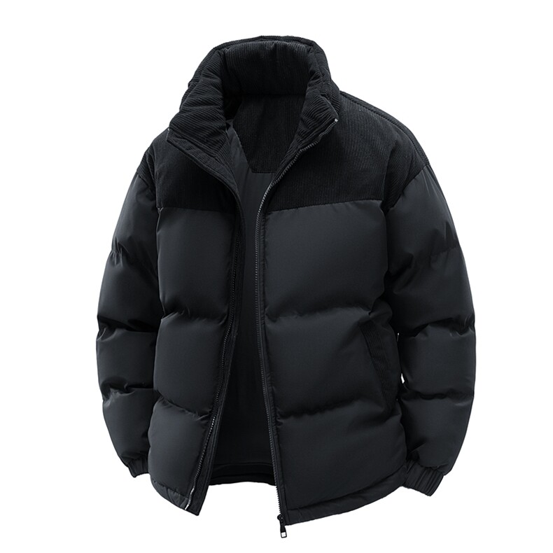棉服撞色拼接灯芯绒外套男生冬季棉衣情侣装棉袄子M810-P85,男装棉衣,星座308B-2