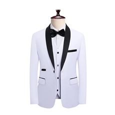 JS8606-X-D-KJP115跨境单西修身婚礼西服青果领青年正装结婚西装，男装西服，星座510A-3