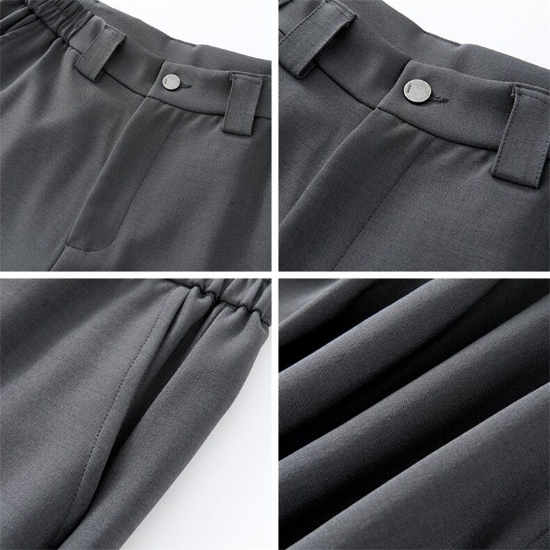 潮牌炸街裤子男垂坠感高级感高街褶皱西裤A166-KA5907-特P45控69,男装西裤,电商A166