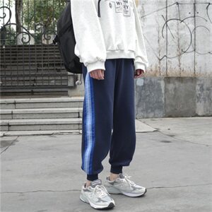 秋季新款运动裤男宽松针织裤潮流束脚卫裤休闲裤 202-7-G,男装休闲裤,星座1302