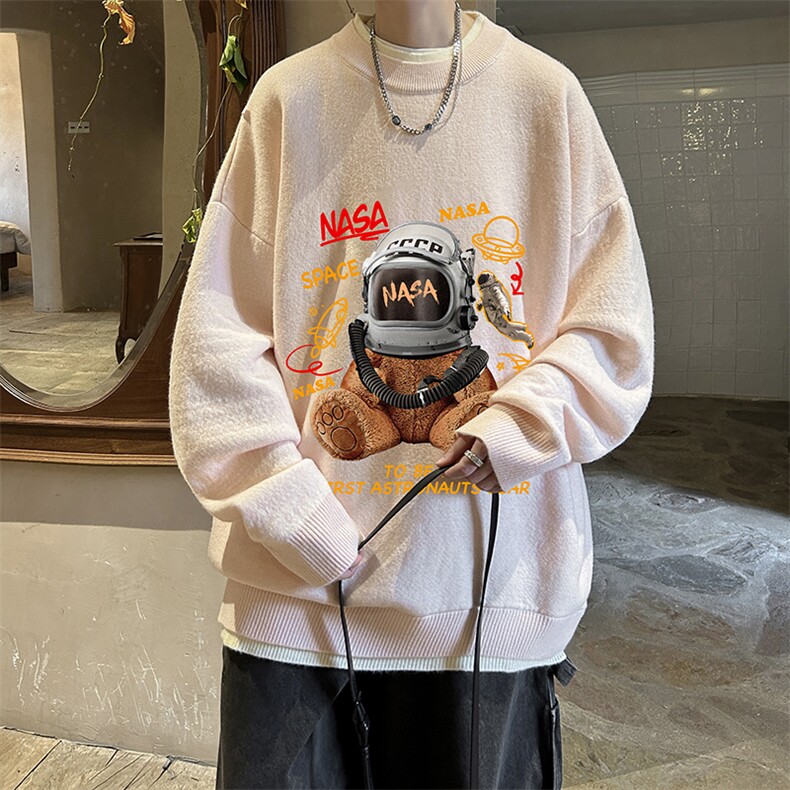 控78假两件毛衣男大码加绒针织衫男毛线衣M80281-P55加绒P70,男装针织衫/毛衣,电商A040