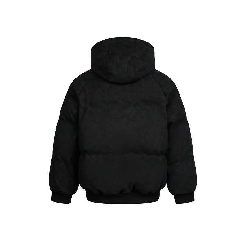 现货（帆布皮）加厚连帽立体纹理感简约百搭棉服（特批90）,男装棉衣,星座216-1