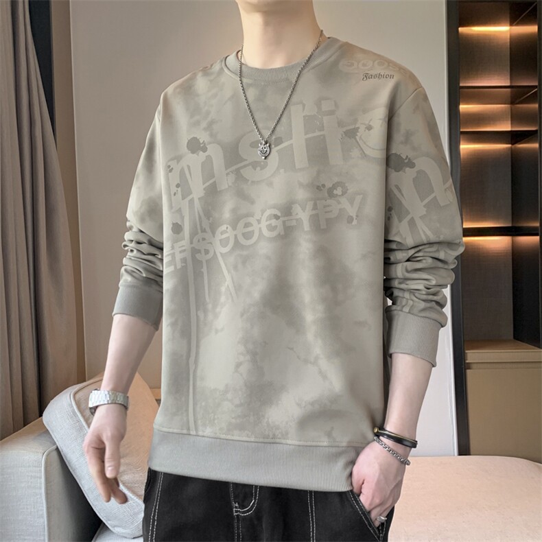 大码秋冬潮流印花卫衣男宽松休闲W6656小码P32大码P37,男装卫衣,星座1107-1