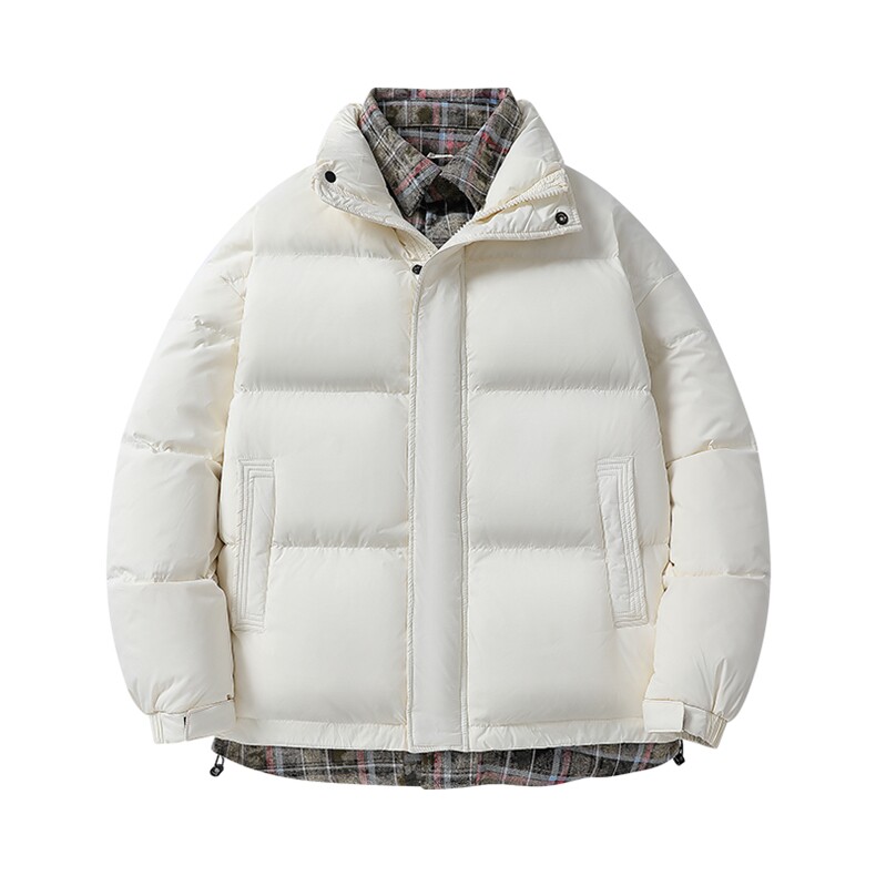 2024新标85羽绒服重磅假两件保暖潮外套A436-0220-P218控价298,男装羽绒服,电商A436
