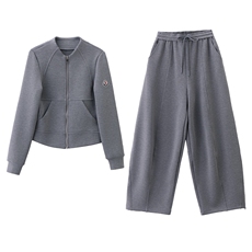 春季开衫25-35周岁两件套熟女风轻薄中高腰居家，女装套装/套裙，悦祺