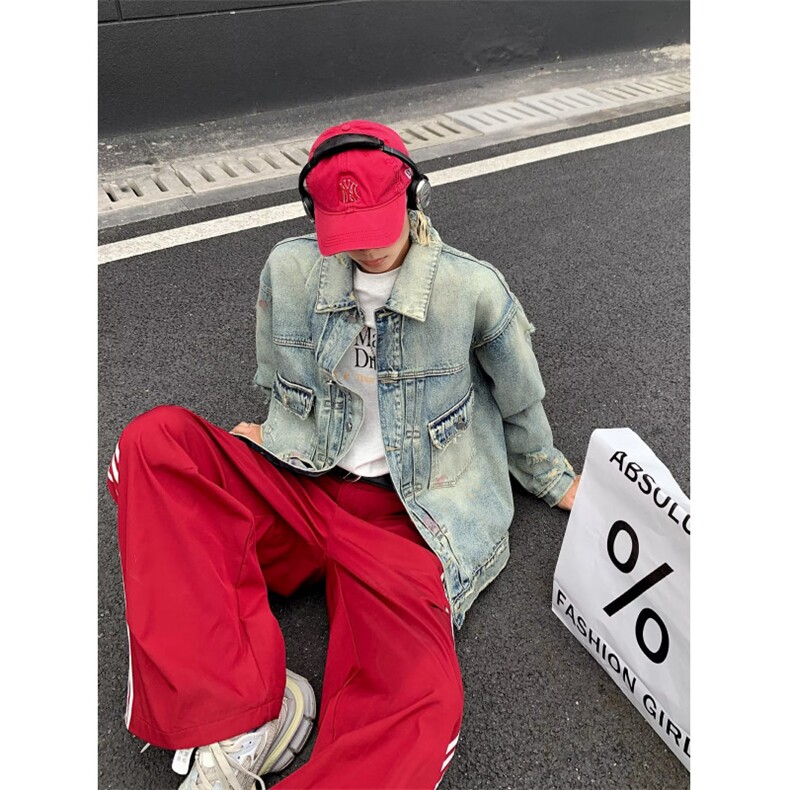 秋季新款美式复古夹克水洗外套J3505P78,男装夹克,星座1116-2
