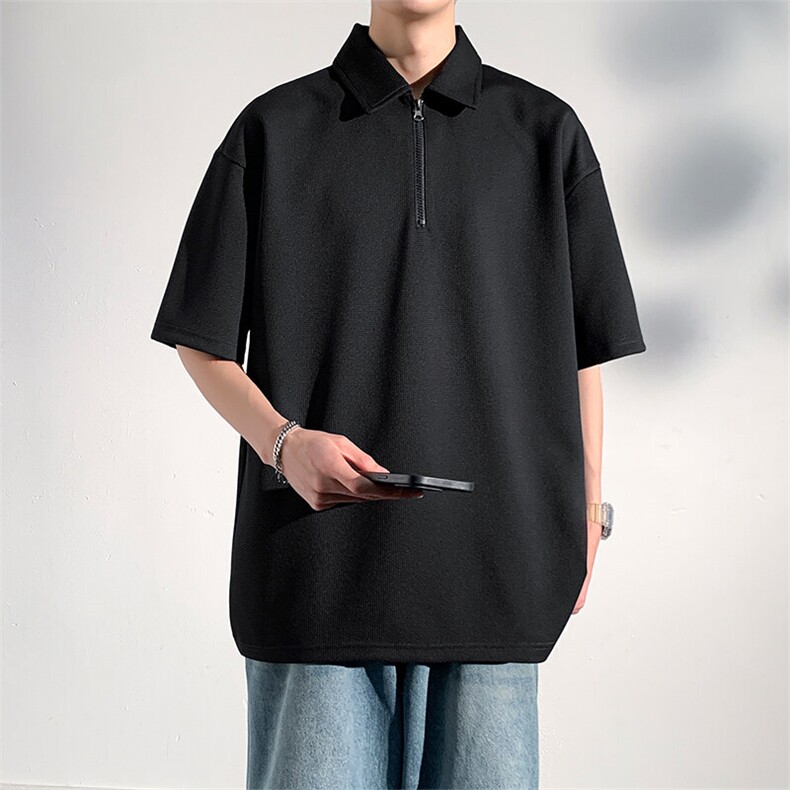 加大210斤可穿夏季新款休闲短袖T恤男宽松百搭POLO打底衫，男装Polo衫，星座1206（原A206）