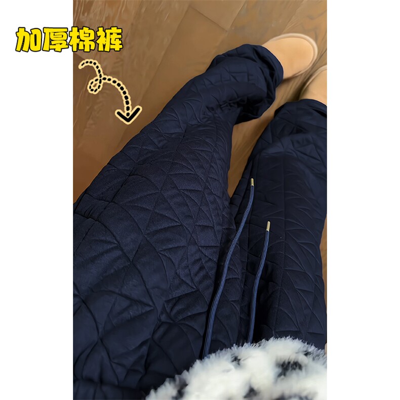 特批P35无差价冬季抖音大码男舒适保暖加棉拖地裤K5614J加棉,男装休闲裤,电商A001