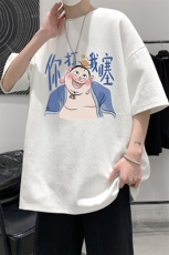 230g重磅纯棉短袖t恤男大码半袖半截袖DX17437-P20，男装T恤，电商A040