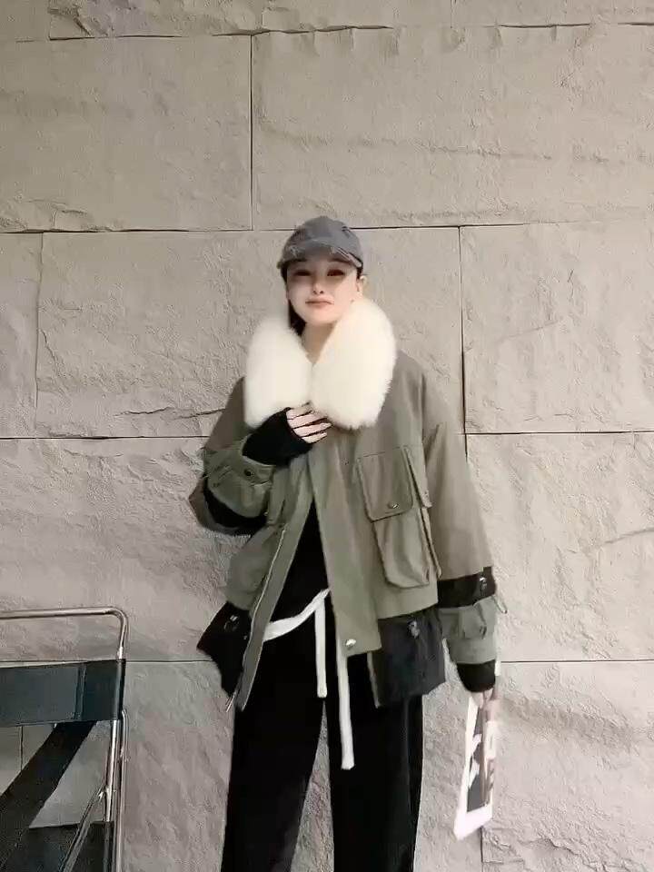 2022冬装新款大毛领派克设计师，其它，泰靡(1F)